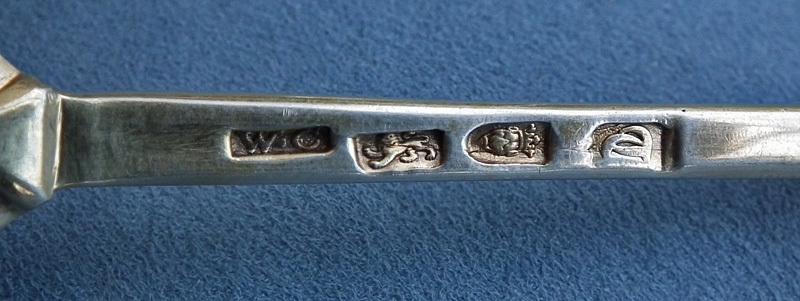 Antique George III English sterling Silver Apostle Spoon William Collings London 1774 18th c