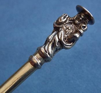 Antique George III English sterling Silver Apostle Spoon William Collings London 1774 18th c