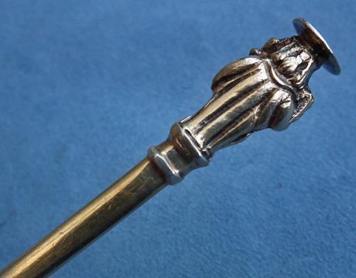 Antique George III English sterling Silver Apostle Spoon William Collings London 1774 18th c