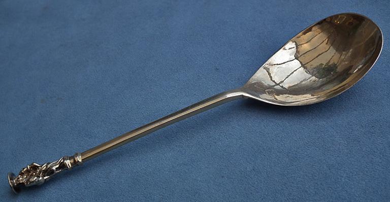 Antique George III English sterling Silver Apostle Spoon William Collings London 1774 18th c
