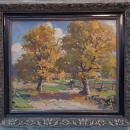 Czech landscape oil painting by Czech Painter Frantisek Danek - Sedlacek