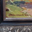 Czech landscape oil painting by Czech Painter Frantisek Danek - Sedlacek