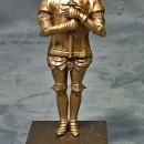 Antique Portuguese Bronze Sculpture Knight in Armor Nuno Alvares Portugal