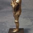 Antique Portuguese Bronze Sculpture Knight in Armor Nuno Alvares Portugal
