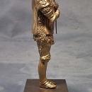 Antique Portuguese Bronze Sculpture Knight in Armor Nuno Alvares Portugal