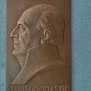 Antique 1926 bronze plaque Polish Stanislaw Staszic by J.Aumiller Mennica Panstwowa Polish State Mint