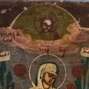 Antique Russian Orthodox icon Mother of God Joy of All Who Sorrow 18th c
