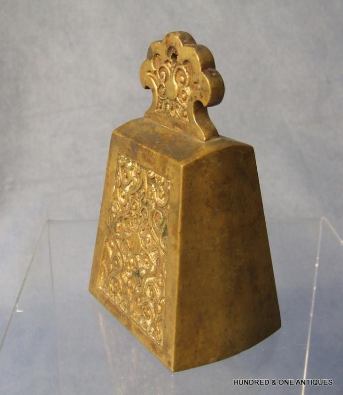 Antique Brass Bell Southeast Asia 19th century
