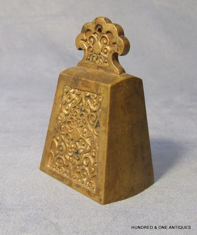 Antique Brass Bell Southeast Asia 19th century