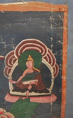 Antique Tibetan Thangka Thanka Avalokiteshvara Buddha Tangka 18th 19th c