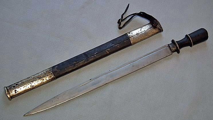 Antique Bhutanese Tibetan Sword Bhutan or Eastern Tibet 18th -19th c