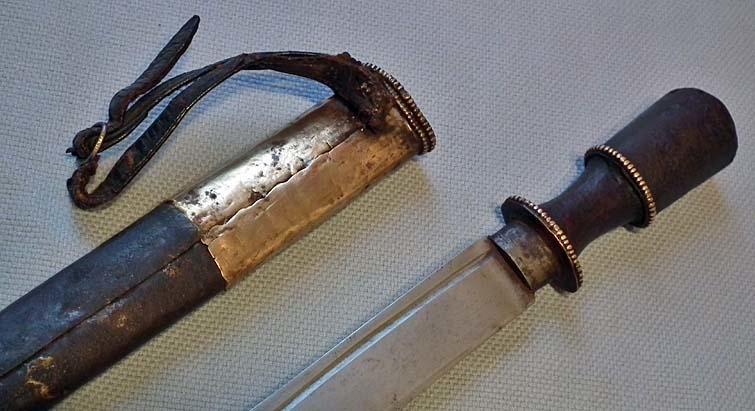 Antique Bhutanese Tibetan Sword Bhutan or Eastern Tibet 18th -19th c
