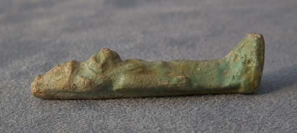 Ancient Egyptian Blue Faience Amulet Lion-Goddess Sekhmet 1200-300 BC
