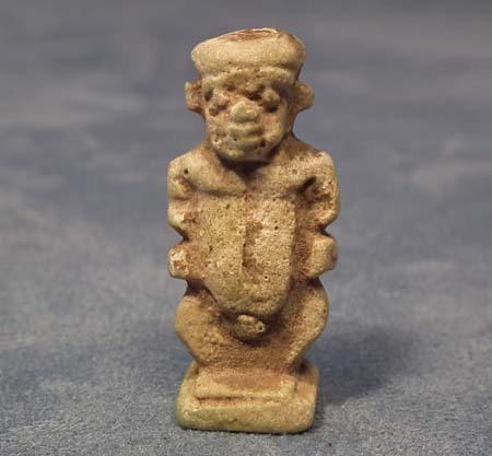 Ancient Egyptian Amulet God Pataikos Patek 26th-30th Dynasty 664-332 BC