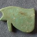 Ancient Egyptian Faience Amulet Eye of Horus UZAT Wadjet Eye 664-525 BC