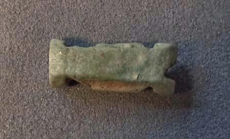 Ancient Egyptian Blue Faience Amulet God Anubis 664-332 BC