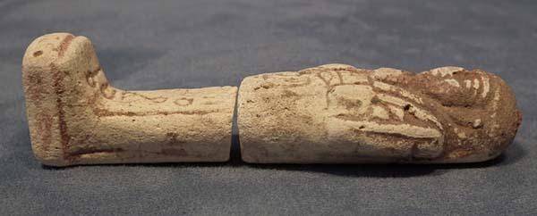 Authentic Ancient Egyptian White Faience Shabti Ushabti Hieroglyphic Inscription 1550-712 BC