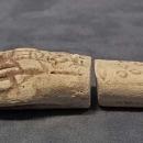 Authentic Ancient Egyptian White Faience Shabti Ushabti Hieroglyphic Inscription 1550-712 BC