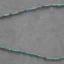Ancient Egyptian Blue Faience Necklace with God Shu Amulet