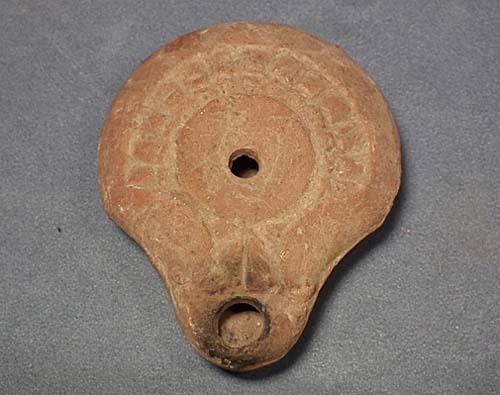 Ancient Imperial Roman Terracotta Oil Lamp 1st-3rd Century AD