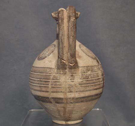 Ancient Cypriot Bichrome Ceramic Wine Jug CYPRUS 750-600 BC