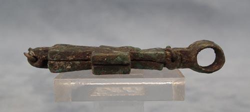 Authentic 9th-12th century AD Antique Byzantine Bronze Pectoral Reliquary Cross