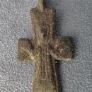 Authentic Antique Byzantine Bronze Cross circa 9th-12th century AD