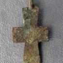 Authentic Antique Byzantine Bronze Cross circa 9th-12th century AD