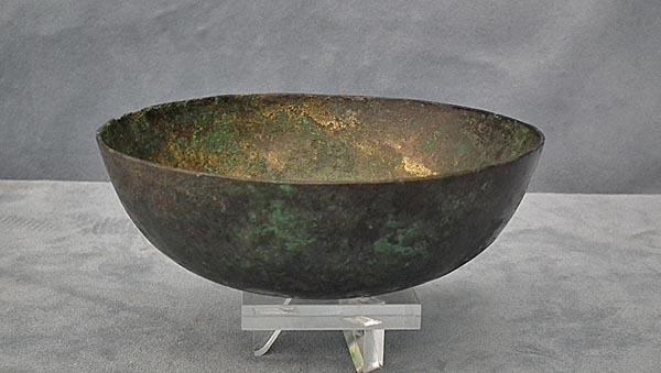 SOLD Authentic Ancient Greek Large Bronze Bowl Philale 6th Century BC