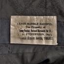 Antique Chinese Qing Dynasty Robe Navy Blue Silk with Dragon & Phoenix
