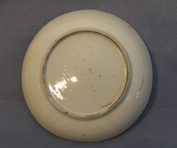 Antique Chinese Famille Rose Hand Painted Enameled Plate Qing Dynasty 19th C