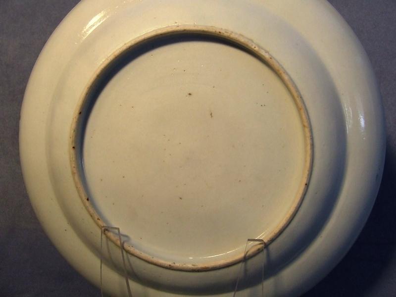 Antique Chinese Hand Painted Famille Rose Enameled Plate Qing Dynasty 19th C