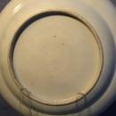 Antique Chinese Hand Painted Famille Rose Enameled Plate Qing Dynasty 19th C