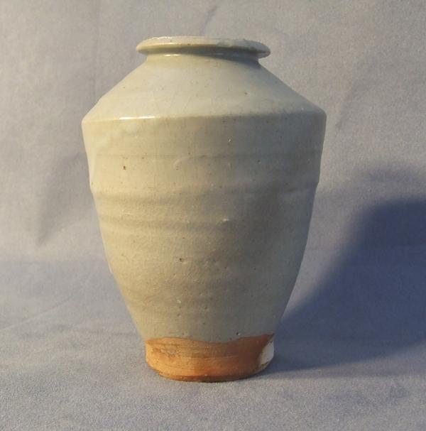 Antique Chinese Celadon Longquan Vase 14th to 15th Century