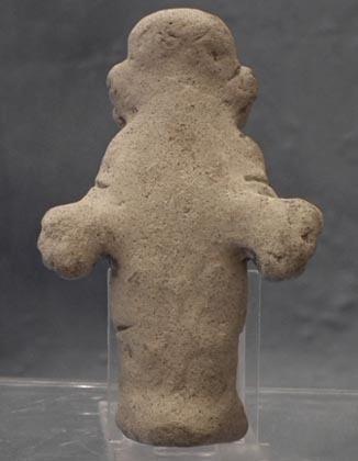 Antique Pre-Columbian Jama - Coaque Ceramic Female Figure 300 BC- 400AD
