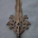 Antique 18th c Saxon Polish Swiss Guards Partisan King Augustus II Augustus III