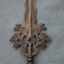 Antique 18th c Saxon Polish Swiss Guards Partisan King Augustus II Augustus III