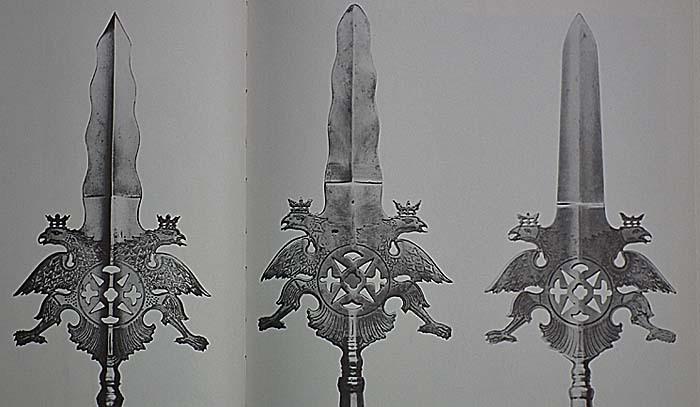 Antique 18th c Saxon Polish Swiss Guards Partisan King Augustus II Augustus III