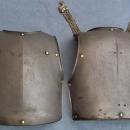 SOLD Antique 19th c French Cavalry Cuirassier Armor Cuirass Breast plate Back plate