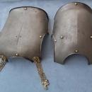 SOLD Antique 19th c French Cavalry Cuirassier Armor Cuirass Breast plate Back plate