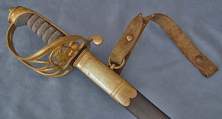 SOLD A scarce Antique 19th c British Victorian Infantry Sergeant’s Sword Sabre 1822/1845 Pattern