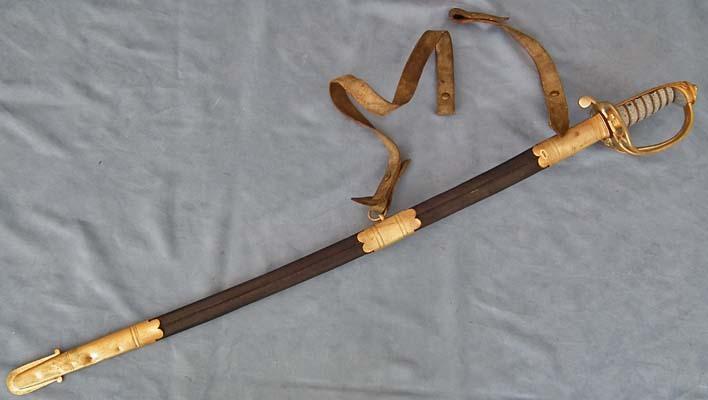 SOLD A scarce Antique 19th c British Victorian Infantry Sergeant’s Sword Sabre 1822/1845 Pattern