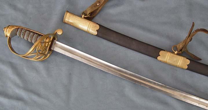 SOLD A scarce Antique 19th c British Victorian Infantry Sergeant’s Sword Sabre 1822/1845 Pattern