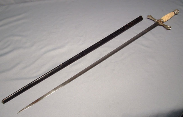ANTIQUE AMERICAN CIVIL WAR MILITIA OFFICERS SWORD