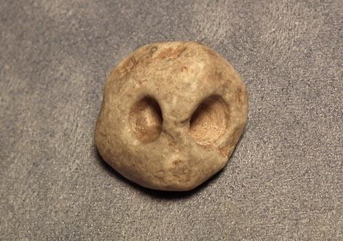 Authentic Antique Pre-Columbian Stone Pendant Mezcala Late Preclassic 300-100 BC