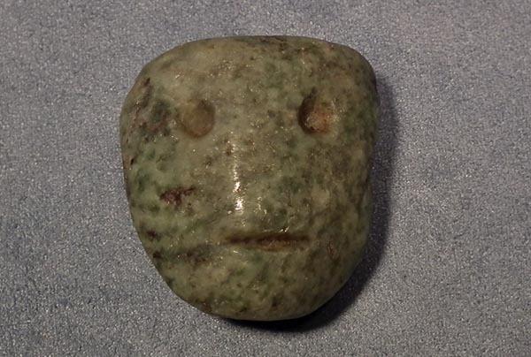 Antique Mezcala Pre-Columbian Stone Pendant Late Preclassic 300-100 BC