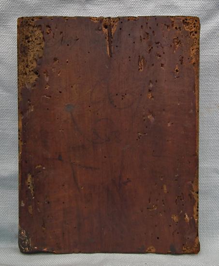 Antique 18th c Russian Orthodox icon the Virgin of the Burning Bush Neopalimaya Kupina