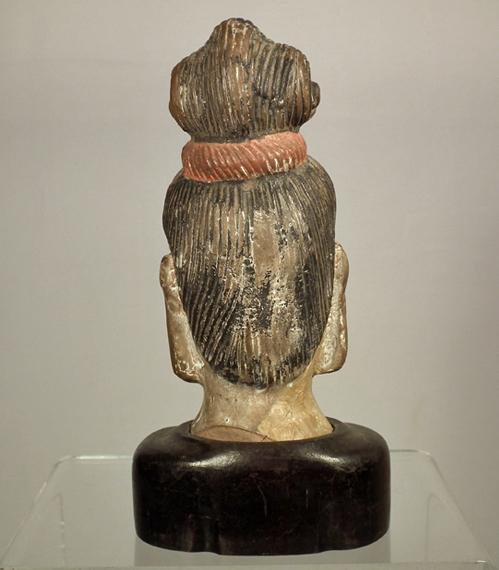 Antique Chinese Ming Dynasty Terracotta Head Avalokiteshvara Bodhisattva Guanyin Quan Yin