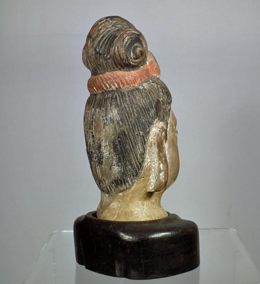Antique Chinese Ming Dynasty Terracotta Head Avalokiteshvara Bodhisattva Guanyin Quan Yin