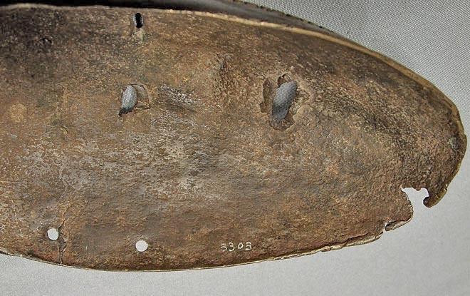 Authentic antique early 19th – early 20th c African Ancestral Bronze Mask
